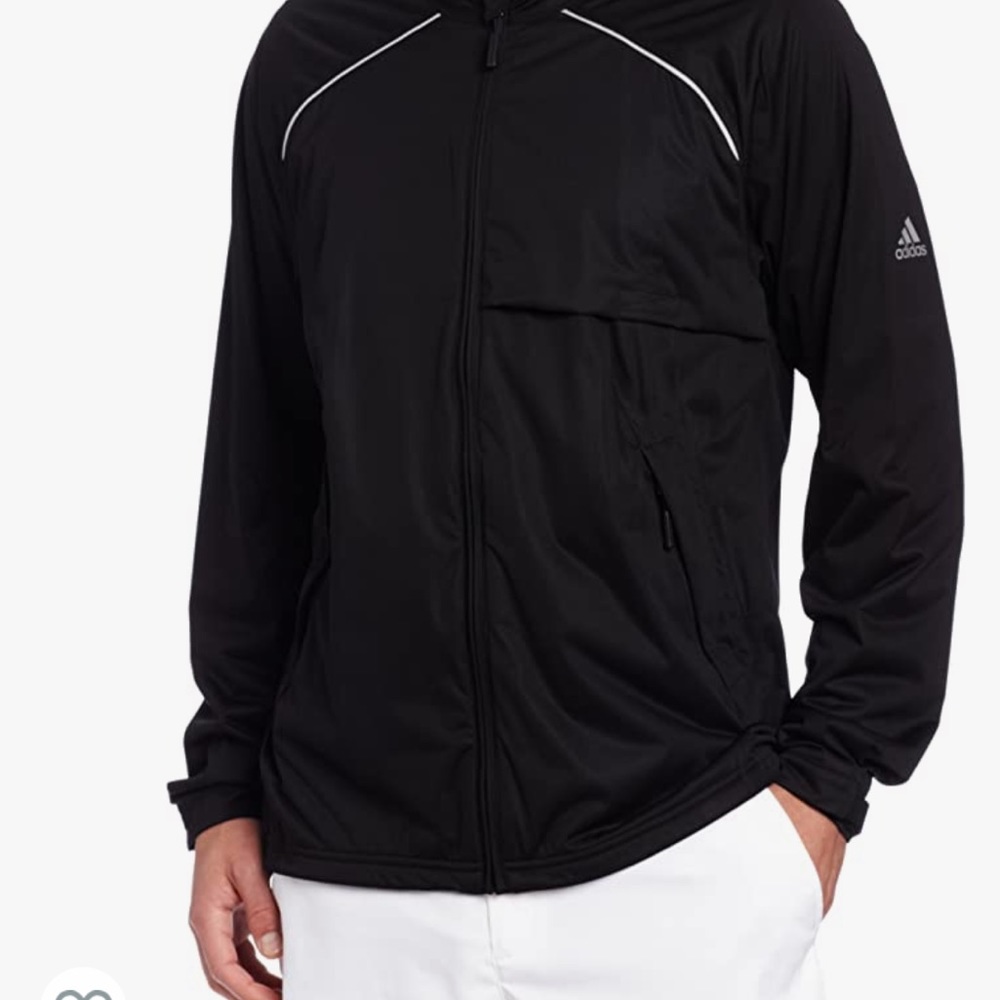 Adidas Clima Proof Golf Jacket Size L Navy